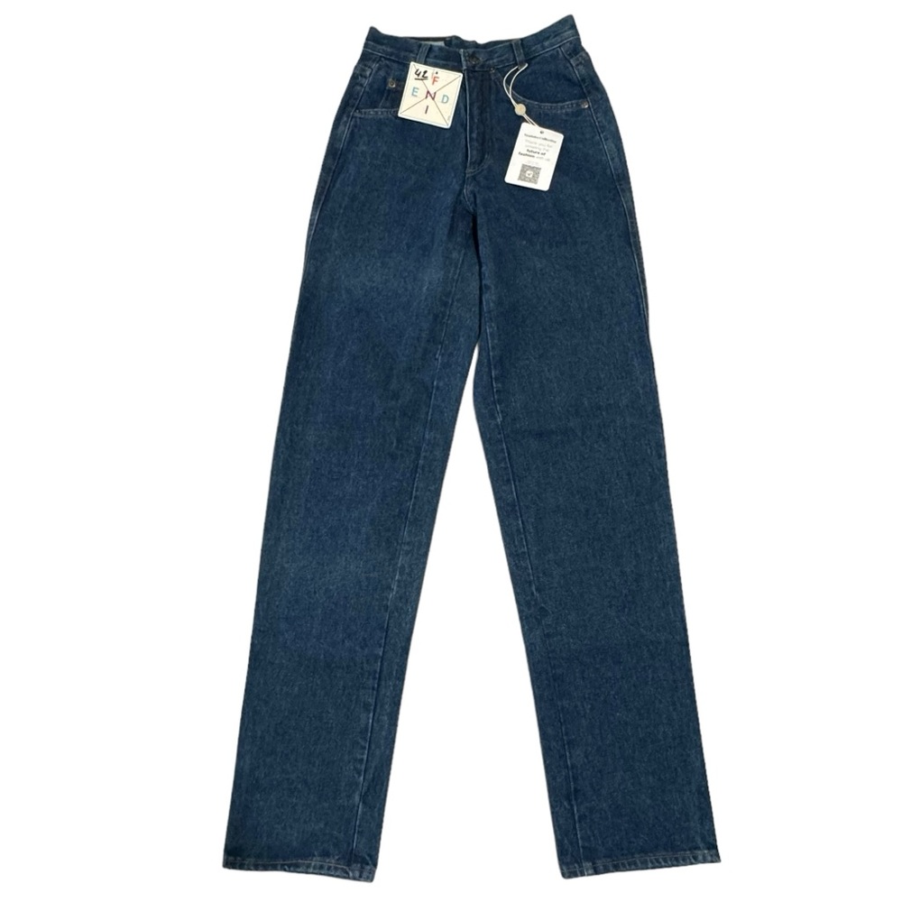 Fendi Dark Blue Women Jeans